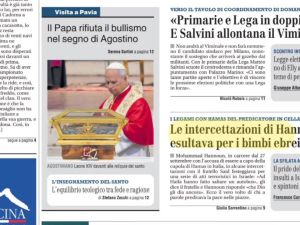 Italia first, le intercettazioni di Hannoun, il Papa a Pavia