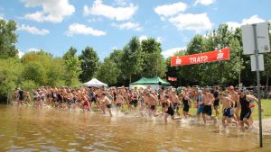 Wie man einen Triathlon mit einem Einrad bewältigt