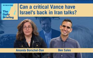 Daily Briefing June 21 – Can a critical Vance have Israel’s back in Iran talks?