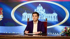 „Postojala su tri cilja“: Brnabić iz Skupštine o zvučnom topu