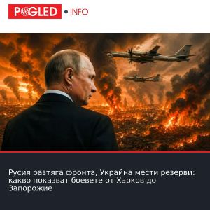 Русия разтяга фронта, Украйна мести резерви: какво показват боевете от Харков до Запорожие