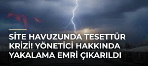 Site havuzunda tesettür krizi! Yönetici hakkında yakalama emri çıkarıldı