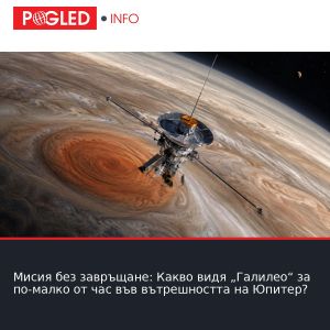 Мисия без завръщане: Какво видя „Галилео“ за по-малко от час във вътрешността на Юпитер?