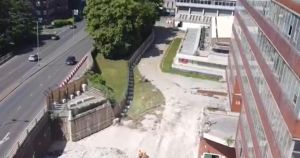 WATCH: Fifty-year-old link bridge at Anglia Square is gone