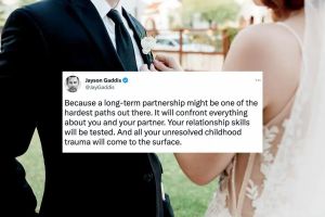 Relationship expert tells people to never get married unless you’re willing to do 3 things