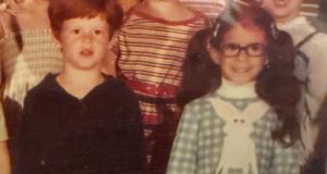 40 years after grade school, Gen X friends reunited. Their shared childhood crush was the only guy there.