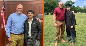 At 52, he became a first-time single dad by adopting his teen son through foster care
