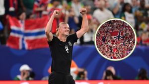 Haaland anota doblete para romper una espera de 28 años; Noruega vuelve a la élite mundialista