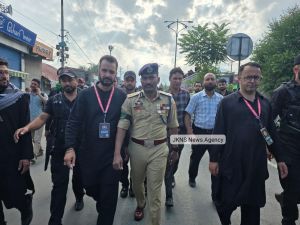 SSP Srinagar Joins Muharram Procession