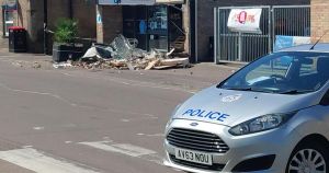 Gang on the run after JCB ATM heist and abandoned vehicles