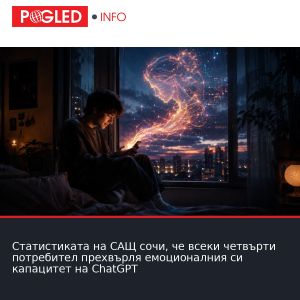 Статистиката на САЩ сочи, че всеки четвърти потребител прехвърля емоционалния си капацитет на ChatGPT