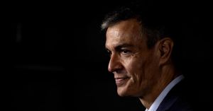 Sánchez amb el flotador punxat