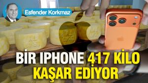 Bir Iphone 417 kilo kaşar ediyor