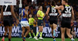 The umpires had a tough night. Then Gillon McLachlan called