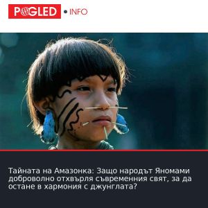 Тайната на Амазонка: Защо народът Яномами доброволно отхвърля съвременния свят, за да остане в хармония с джунглата?