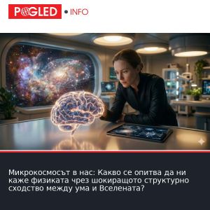 Микрокосмосът в нас: Какво се опитва да ни каже физиката чрез шокиращото структурно сходство между ума и Вселената?