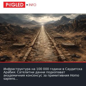 Инфраструктура на 100 000 години в Саудитска Арабия: Сателитни данни подкопават академичния консенсус за примитивния Homo sapiens