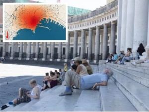 Ondate di calore a Napoli e Campania, sabato e domenica allerta di livello 2: temperatura percepita 37 gradi