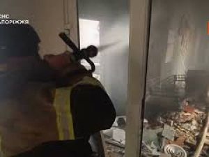 15 feriti a Zaporizhzhia per attacco russo con droni, l'intervento dei Vigili del fuoco