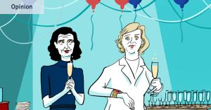 It’s party time for these two teals. Now they must find some movers and shakers