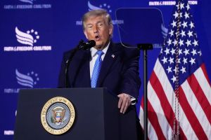 Trump accuses Iran of ‘foolish’ ceasefire violation by firing on ships in Hormuz