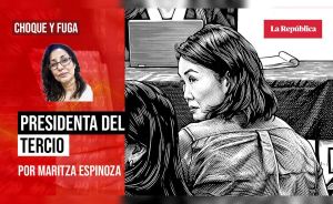 Presidenta del tercio, por Maritza Espinoza