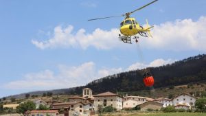 Emergencia por fuego en Navarra