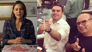 Flávio Bolsonaro utiliza tática miliciana para reagir a Michelle