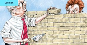 Brick by brick, Albanese is finding faith … that voters will see reason