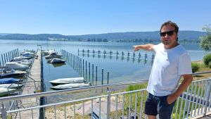 Ein See, zwei Welten: Das Niedrigwasser setzt der Freizeit-Branche am Bodensee zu