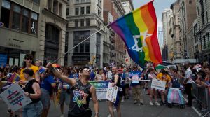 A tale of two marches: LGBTQ Jews face cheers and heckles at NYC Pride