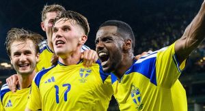 Svina er till svensk fotbollshistoria, Blågult