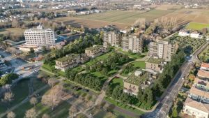 Montegrotto, demoliti gli ex hotel Caesar e Montecarlo: spunta un nuovo quartiere