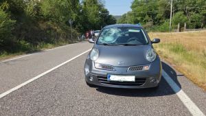 Scontro fra auto e bici sul Vallone: ferito ciclista sloveno