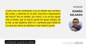 La ‘banana’ se pone en cabeza