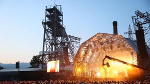 La seguridad en los conciertos del pozo Barredo de las fiestas de San Xuan de Mieres, en entredicho: el PP pide una investigación