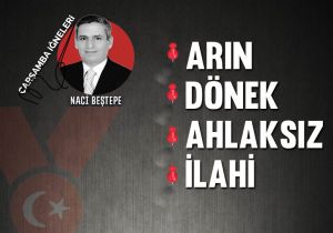 Çarşamba iğneleri: Arın, Dönek, Ahlaksız, İlahi