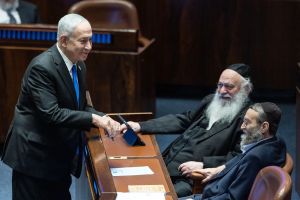 Contentious Basic Law on Torah study aimed at shielding draft evaders passes 1st reading
