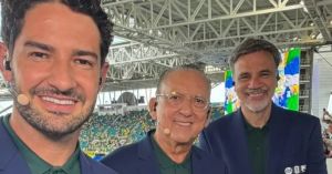 Pato ironiza climão com Galvão após vitória do Brasil
