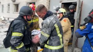 Terrible noche de ataques masivos de Rusia sobre Kiev