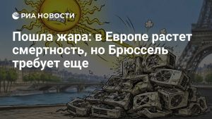 Пошла жара: в Европе растет смертность, но Брюссель требует еще