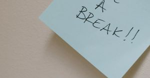 The Paradox of Taking Breaks