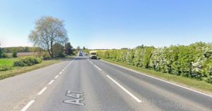 Traffic at standstill as A47 left blocked after crash