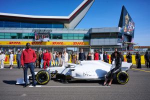 M&S brings fashion to the F1 grid with pit lane show
