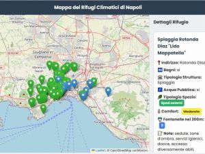 Rifugi climatici di Napoli: online una mappa dei luoghi dove trovare sollievo dal calore