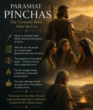 Parashat Pinchas: The Covenant Born After the Cut