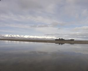 Where the sky caressed the earth
