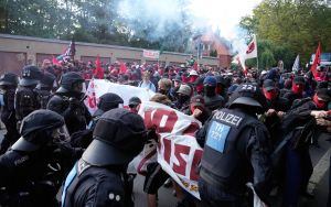 German police clash with protesters trying to disrupt far-right AfD party convention