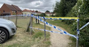 Park in Norfolk town cordoned off by police