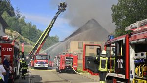Dachstuhlbrand in Gütenbach - Bewohner können sich rechtzeitig retten